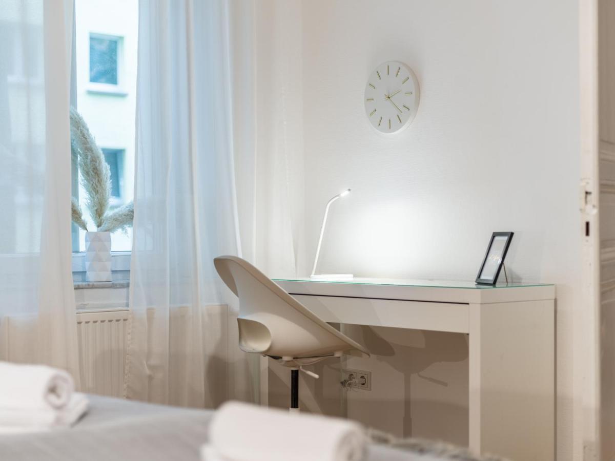 Hochwertige Altbauwohnung Im Modernen Stil In Wiesbaden - Kueche - Terrasse - Wlan - Zentral المظهر الخارجي الصورة
